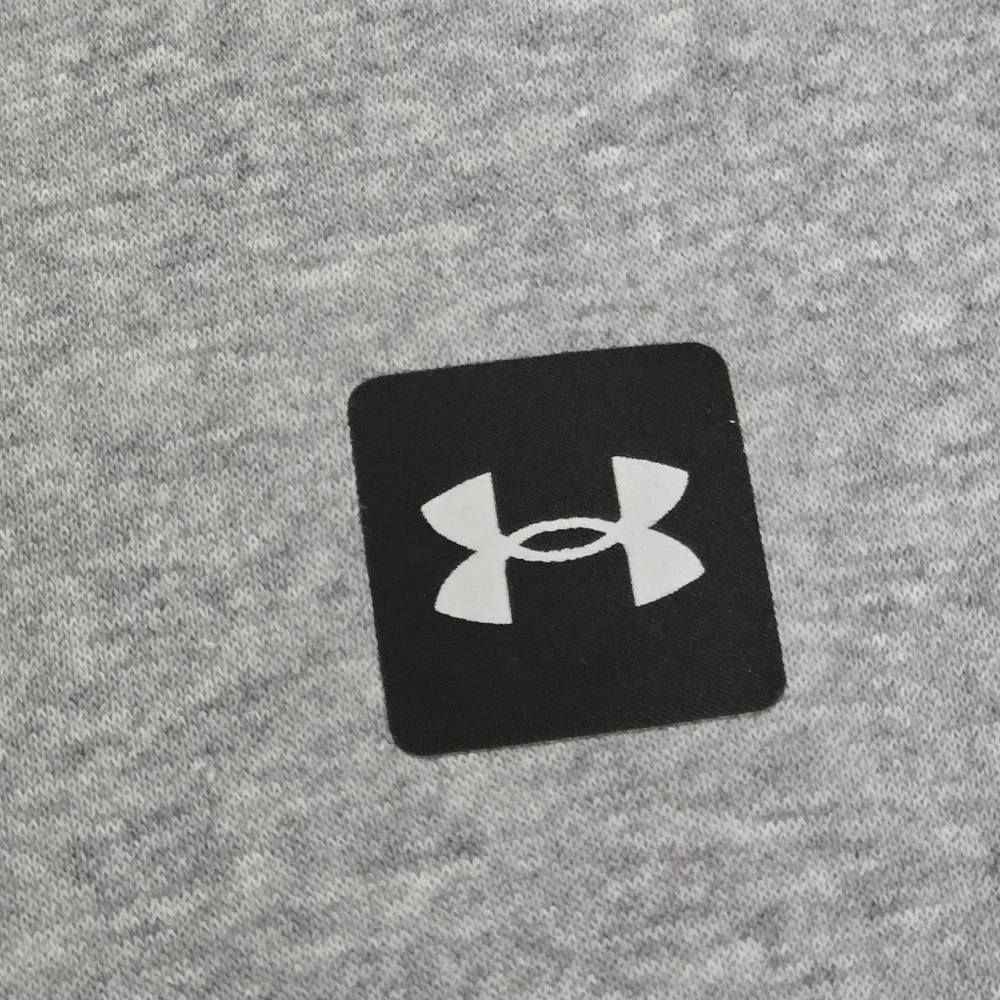 Under Armour Men's Gray Large Loose Cotton/polyester Sweatshirt - Picture 9 of 12